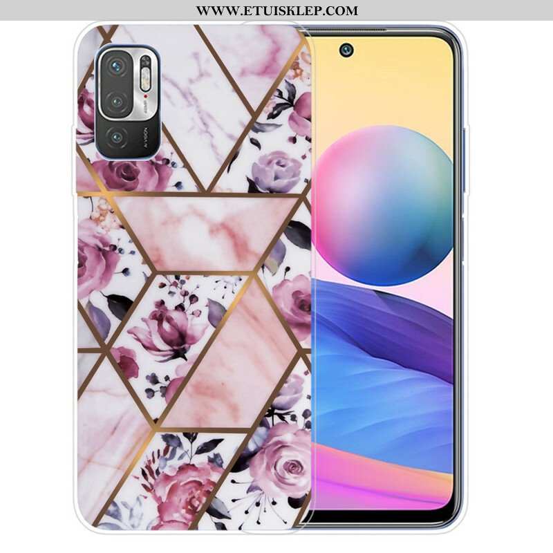 Etui do Xiaomi Redmi Note 10 5G Geometryczny Marmur